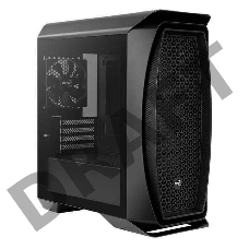 Корпус Aerocool Aero One Mini-G-BK-v1 (2xUSB, 2xAudio, 0.5 мм, 120 мм FAN, прозрачная стенка-закаленное стекло, mATX, бе