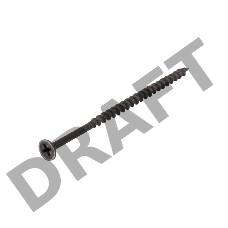 Саморез гипсокартон-дерево KRANZ 4.2х90, короб (100 шт./уп.)