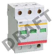 Ограничитель перенапряжения ОПС1-C 3P ИЭК MOP20-3-C