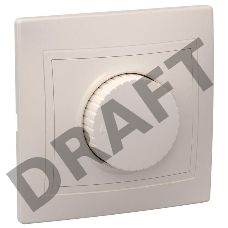 Светорегулятор поворот. СП КВАРТА IP20 ВСР10-1-0-ККм крем. ИЭК EDK10-K33-03-DM