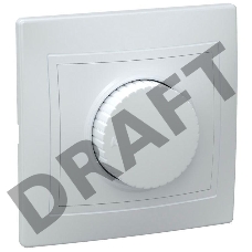 Светорегулятор поворот. СП КВАРТА IP20 ВСР10-1-0-КБ бел. ИЭК EDK10-K01-03-DM