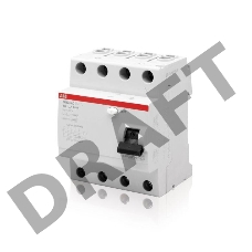 Выключатель дифференциального тока (УЗО) 4п 63А 30мА тип AC FH204 ABB 2CSF204004R1630