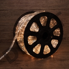 Дюралайт LED, свечение с динамикой (3W) - ТЕПЛЫЙ БЕЛЫЙ, 24 LED/м, бухта 100м Дюралайт LED, свечение с динамикой (3W) - ТЕПЛЫЙ БЕЛЫЙ, 24 LED/м, бухта 100м