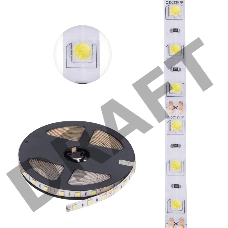 LED-лента 5 м 12 В 5050 6500 К IP65 60 LED/м для БП с клеммами LAMPER