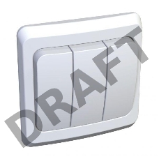 Выключатель 3-кл. СП Этюд 10А IP20 бел. SchE BC10-003B