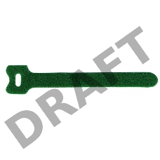 Хомут-липучка 125мм, 20 шт., зеленый