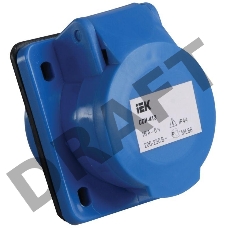 Розетка СП 16А 220В 2P+E ССИ-413 IP44 ИЭК PSR41-016-3