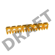 Маркер Legrand 038214 CAB 3 - для кабеля 0,5-1,5 мм? - цифра 4 - желтый