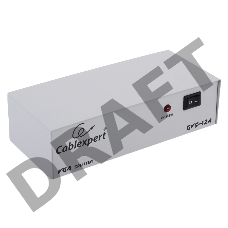 Разветвитель GVS124  Разветвитель сигнала VGA на 4 монитора (Gembird/Cablexpert)    