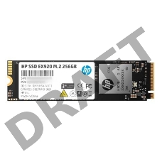 Твердотельный диск 256GB Hewlett-Packard EX920 M.2, NVMe 3D TLC [R/W - 3200/1200 MB/s]