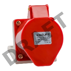 Розетка 125 32А 380В AC 3P+PE+N 6ч для монтажа на поверхность IP44 КЭАЗ 222757