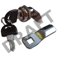 Замок почтовый для дверей и боковых панелей шкафов TWT