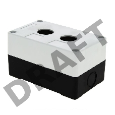 Корпус КП 102 2 кнопки белый EKF cpb-102-w