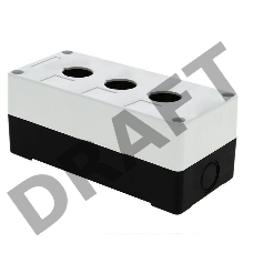 Корпус КП 103 3 кнопки белый EKF cpb-103-w