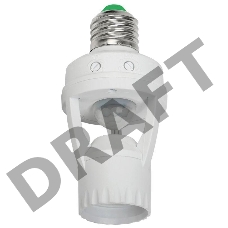 Датчик движения ДД 045 E27 60Вт угол обз. 360град. 6м IP20 бел. ИЭК LDD10-045-60-001