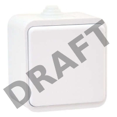 Выключатель 1-кл. ОП Клио 10А IP44 Universal К2221