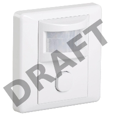 Детектор движения ДД 029 600Вт угол обз. 140град. дальн. 9м IP20 бел. ИЭК LDD12-029-600-001