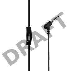 Проводные наушники-вставки с микрофоном Hoco M19 Black