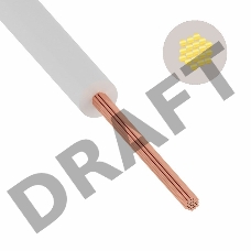 Провод ПуГВ (ПВ-3) 6 мм² 200 м белый ГОСТ 31947-2012,ТУ 16-705. 501-2010