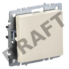 Выключ. 1-кл. IEK BRITE 10А ВС10-1-0-БрКр беж.