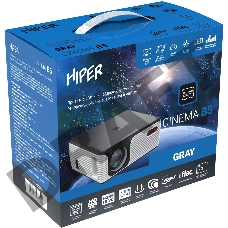 Проектор Hiper Cinema B5 GRAY LCD 6000Lm (1920x1080) 2000:1 ресурс лампы:50000часов 2xUSB typeA 1xHDMI 1кг Проектор Hiper Cinema B5 GRAY LCD 6000Lm (1920x1080) 2000:1 ресурс лампы:50000часов 2xUSB typeA 1xHDMI 1кг