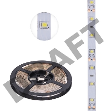 LED-лента 5 м 12 В 2835 6500 К IP23 60 LED/м для БП с клеммами LAMPER