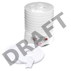 Сушилка для овощей и фруктов Мастерица EFD-0903VM + 2 поддона д/пастилы и лопатка