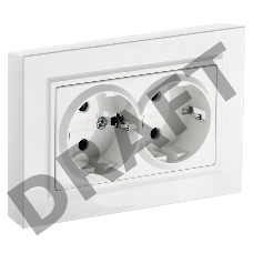 Роз. 2-я с з/к без з/ш IEK BRITE 16А в сб. РС12-3-БрБ бел.