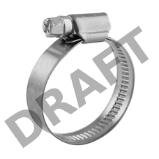 Хомут червячный 60-80/12-0,8мм, (25 шт/уп) REXANT