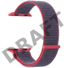 Универсальный ремешок из нейлона для часов 22 mm LYAMBDA VEGA DS-GN-03-22-3 Gray-pink