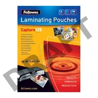 Пленка для ламинирования Fellowes 125мкм A6 (100шт) глянцевая 111x154мм CRC-53072 (FS-53072)