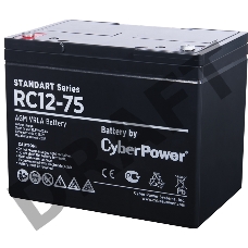 Аккумуляторная батарея SS CyberPower RC 12-75 / 12 В 75 Ач Battery CyberPower Standart series RC 12-75 / 12V 75 Ah Аккумуляторная батарея SS CyberPower RC 12-75 / 12 В 75 Ач Battery CyberPower Standart series RC 12-75 / 12V 75 Ah