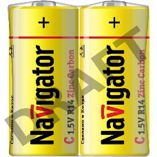 Элемент питания солевой 94 760 NBT-NS-R14-SH2 (шринка 2шт) Navigator 94760