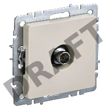 Розетка телевизионная оконечная TV СП Brite РТВ11-0-БрКр беж. IEK BR-A10-O-K10