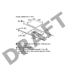 Варочная панель SIEMENS ET675LNV1M iQ300 Встраиваемая электрическая 45x602x520 4 зоны готовки 17 уровней мощности lightSlider HomeConnect FryingSensor