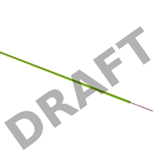 Провод ПГВА REXANT 1х1.00 мм², зеленый, бухта 100 м