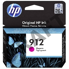 Картридж струйный HP 912 3YL78AE пурпурный (315стр.) для HP OfficeJet 801x/802x