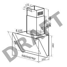Вытяжка MAUNFELD WIND PUSH 60 БЕЛЫЙ