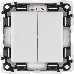 Выключатель Valena LIFE IP44.  двухклавишный 10А 250В IP44 с лицевой панелью. Безвинтовые зажимы. Белый Valena LIFE IP44. Выключатель двухклавишный 10А 250В IP44 с лицевой панелью. Безвинтовые зажимы. Белый