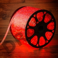 Дюралайт LED, постоянное свечение (2W) - красный, 30 LED/м, бухта 100м