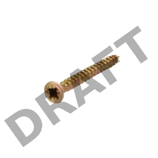 Саморез универсальный KRANZ 3х30, желтый цинк, короб (200 шт./уп.)