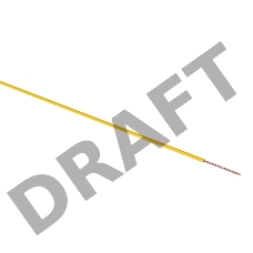 Провод ПГВА REXANT 1х0.50 мм², желтый, бухта 100 м