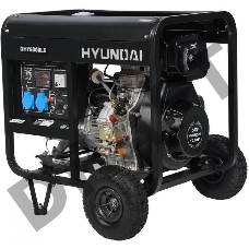 Дизельэлектростанция HYUNDAI DHY 6000LE  5.5кВА/4.4кВт, 220 В, 7 ч., дизель