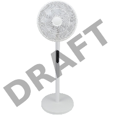 Вентилятор напольный Domfy DCW-F-40PE-1 40Вт скоростей:6 белый (упак.:1шт)