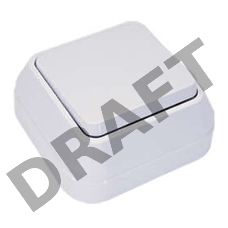 Выключатель 1-кл. ОП 10А IP20 бел. Makel 45101