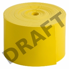 Термоусаживаемая лента с клеевым слоем REXANT 50 мм х 0,8 мм, желтая, ролик 5 м, ТЛ-0,8