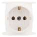 Набор тройников электрических универсальных REXANT 16 А, одно гнездо с заземлением, белый (2 шт./уп.)