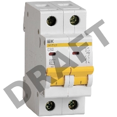 Выключатель автоматический модульный 2п C 32А 4.5кА ВА47-29 ИЭК MVA20-2-032-C