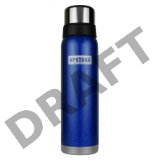 Термос бытовой, вакуумный (для напитков), 900 мл, Арктика 106-900 (синий) (уп-ка 6шт)