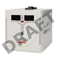 Стабилизатор напряжения Powerman AVS 3000D White (3000ВА, 16А, КПД 98%,циф. индикация вх./вых. напряж.)